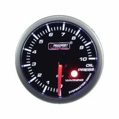 Pression Huile Prosport Manomètre Avec WARNING - 52mm - Blanc -Laurent Motors Soldes Magasin manometre prosport pression huile 52mm blanc 2