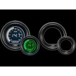 Richesse Air Essence WIDEBAND Prosport Manomètre 52mm Avec Sonde Bosch LSU 4.9 - EVO - AFR - Blanc/Vert. -Laurent Motors Soldes Magasin manometre prosport richesse air essence wideband 52mm afr gauge 1