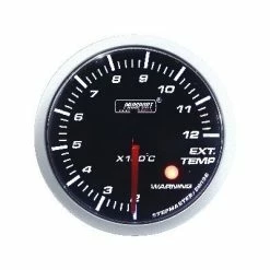 Température Gaz Echappement Prosport Manomètre 52mm EGT Avec WARNING - Blanc -Laurent Motors Soldes Magasin manometre prosport temperature gaz echappement 52mm egt blanc 2