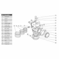 Wastegate Externe GARRETT GVW-45 13 Wastegate Externe GARRETT GVW-45 -Laurent Motors Soldes Magasin wastegate externe tial 38mm couleur 5